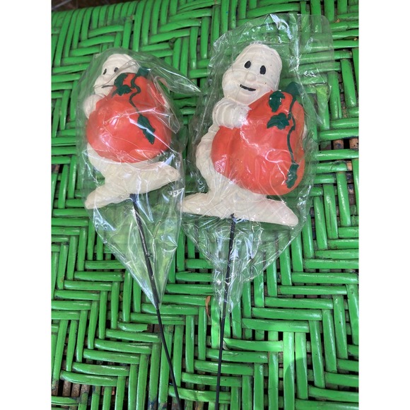 Vintage MUMMY Plant Stakes - Halloween Picks - Spooky Markers - Picture 4 of 7